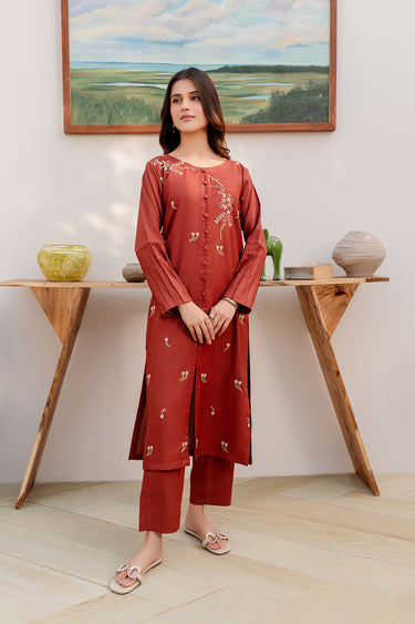 .Lawn Embroidered 2PC Dress - Jj.04