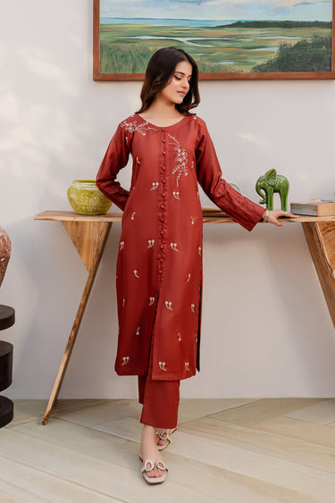 .Lawn Embroidered 2PC Dress - Jj.04