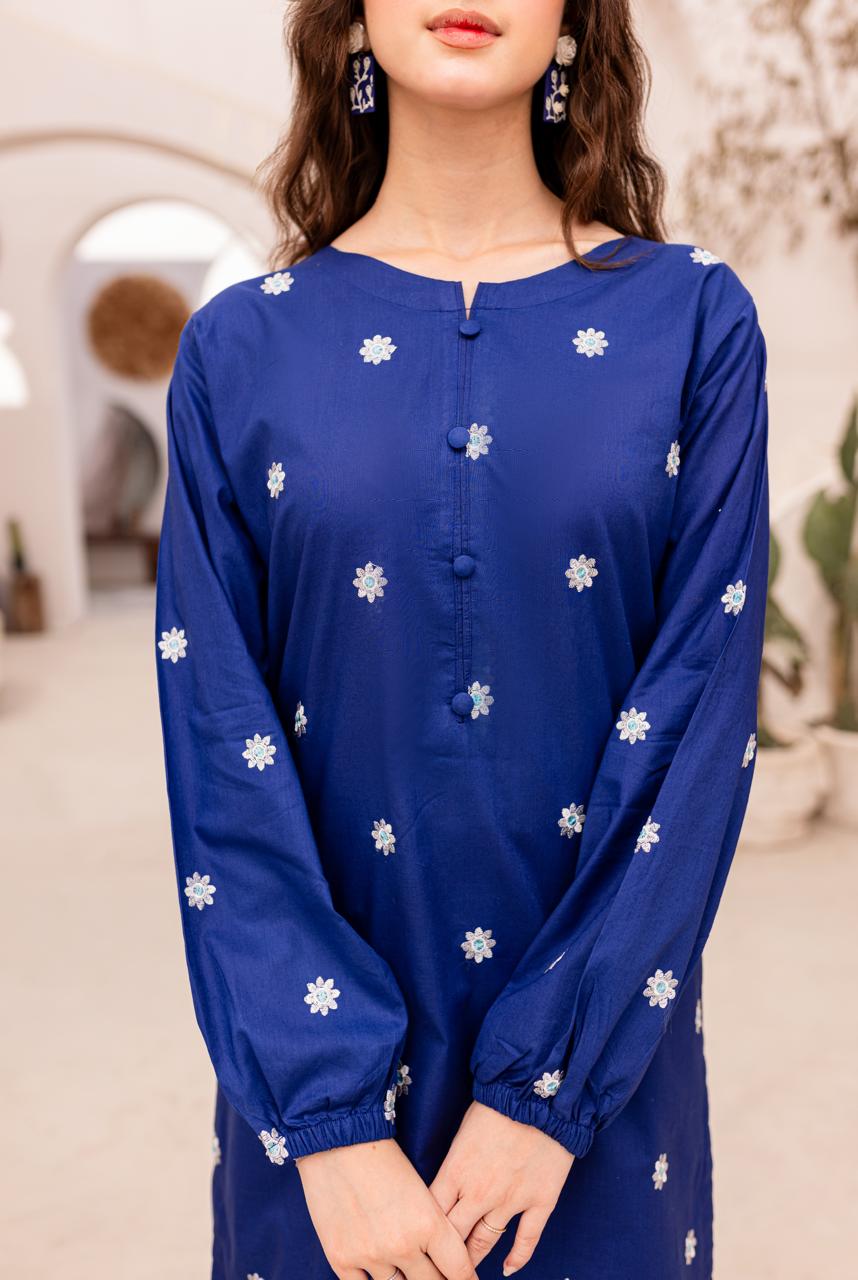 .Lawn Embroidered 2PC Dress - Jj.05